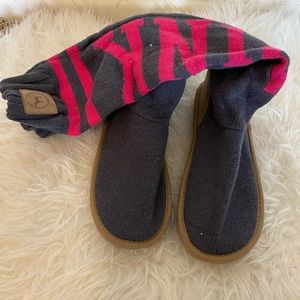 Victoria’s Secret Love Pink Sweater Boots
